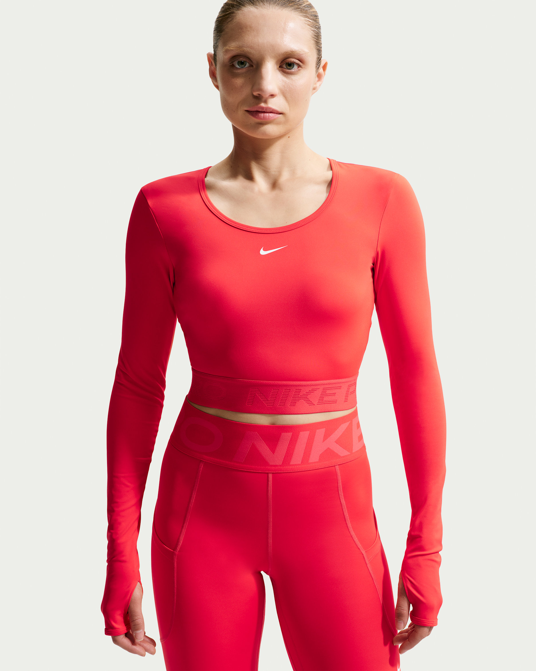 Nike Pro Women's Dri-FIT Cropped Long-Sleeve Top. Nike.com